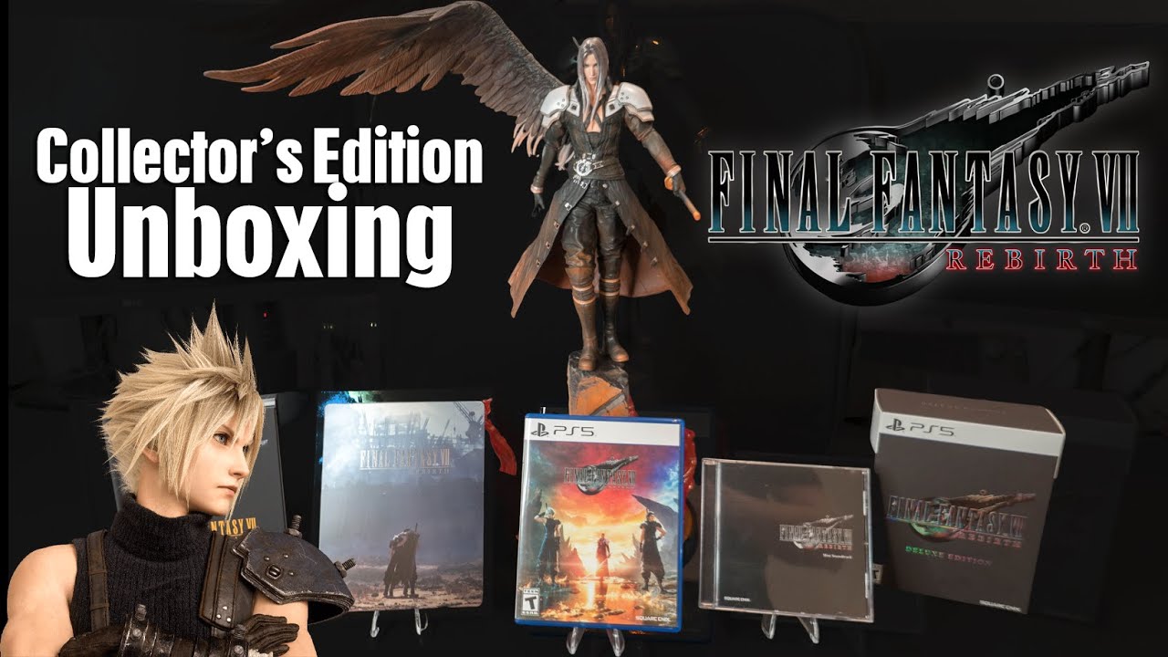 Final Fantasy VII Rebirth Collector's Edition Unboxing
