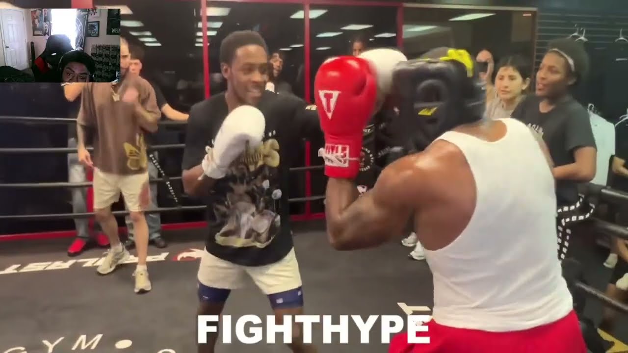 Keyshawn Davis SPARRING Aaron The Plumber Gets TOO REAL