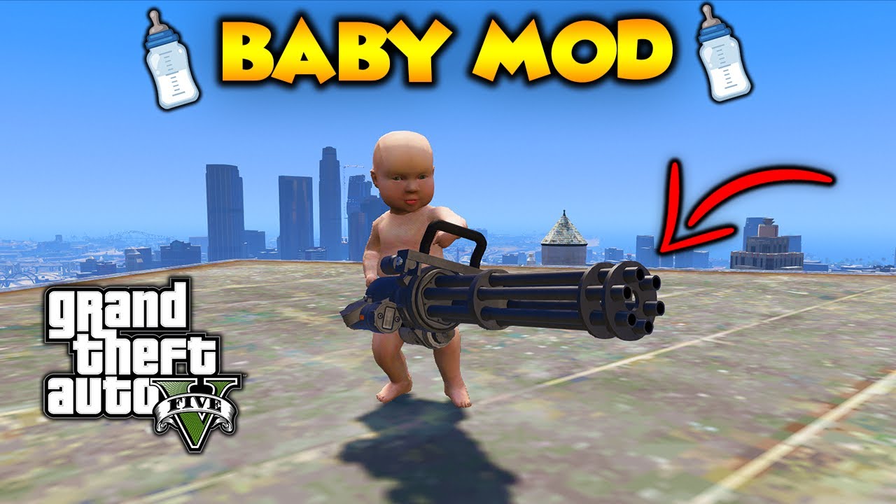 GTA5 Tamil - Franklin Becomes BABY !!!!! | Baby Mod | kio |