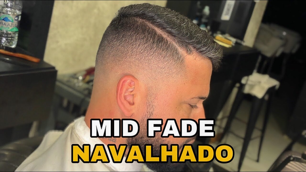 COMO FAZER MID FADE NAVALHADO | 2023