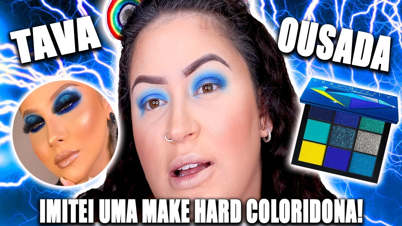 IMITEI UMA MAKE NÍVEL HARD COM UMA PALETA QUE NUNCA USEI E OLHA O RESULTADO... | Duda Fernandes