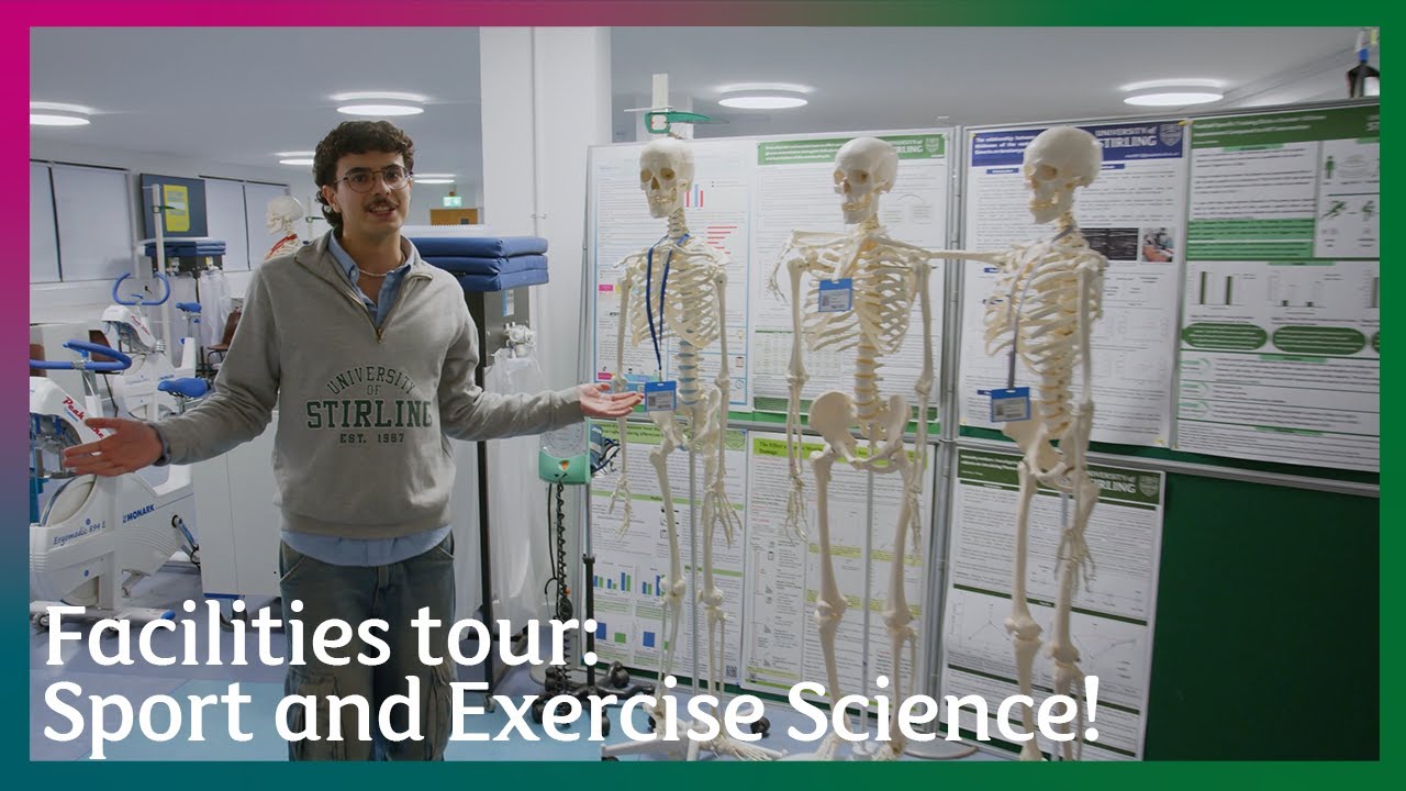 Tour the #UofStirling Sport and Exercise Science teaching facilities!