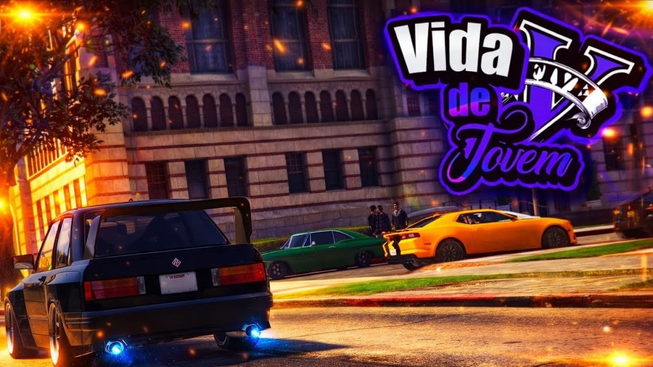 GTA V VIDA DE JOVEM - MINHA PRIMEIRA VEZ NA FACULDADE 