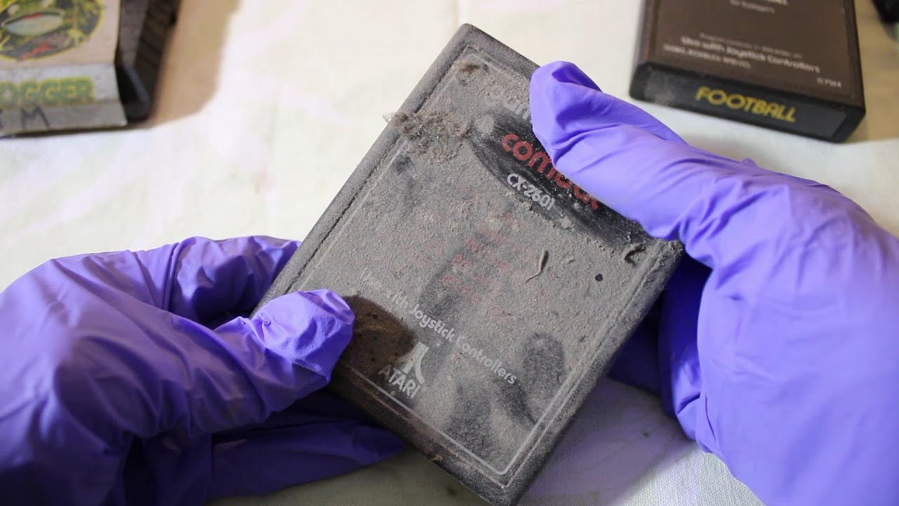 How to Clean Atari Game Cartridges