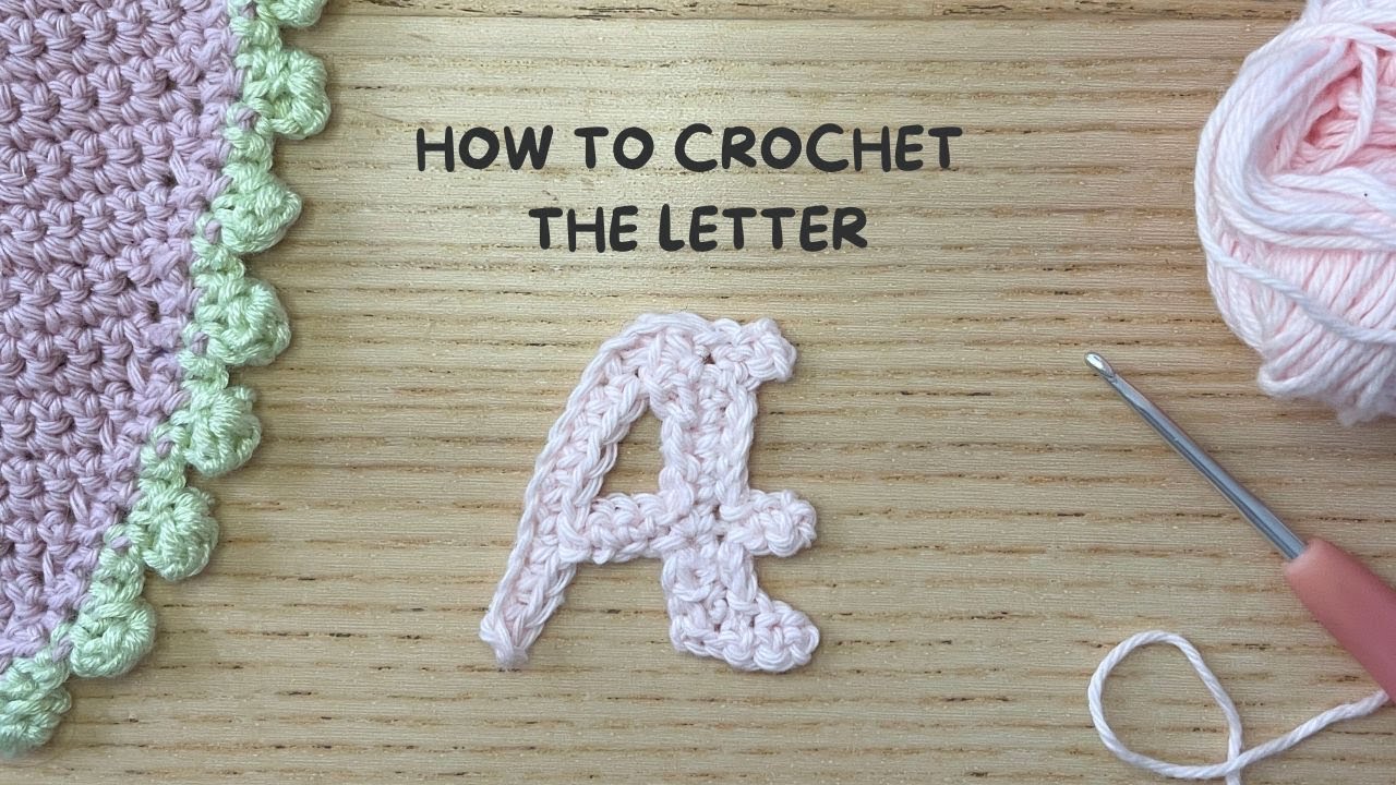 How to Crochet the Letter: Æ (AE)