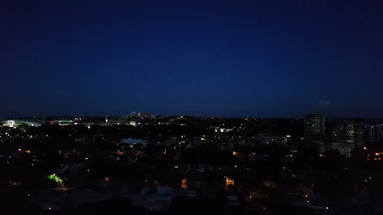 Sunset over Eastern Sydney - September 2016