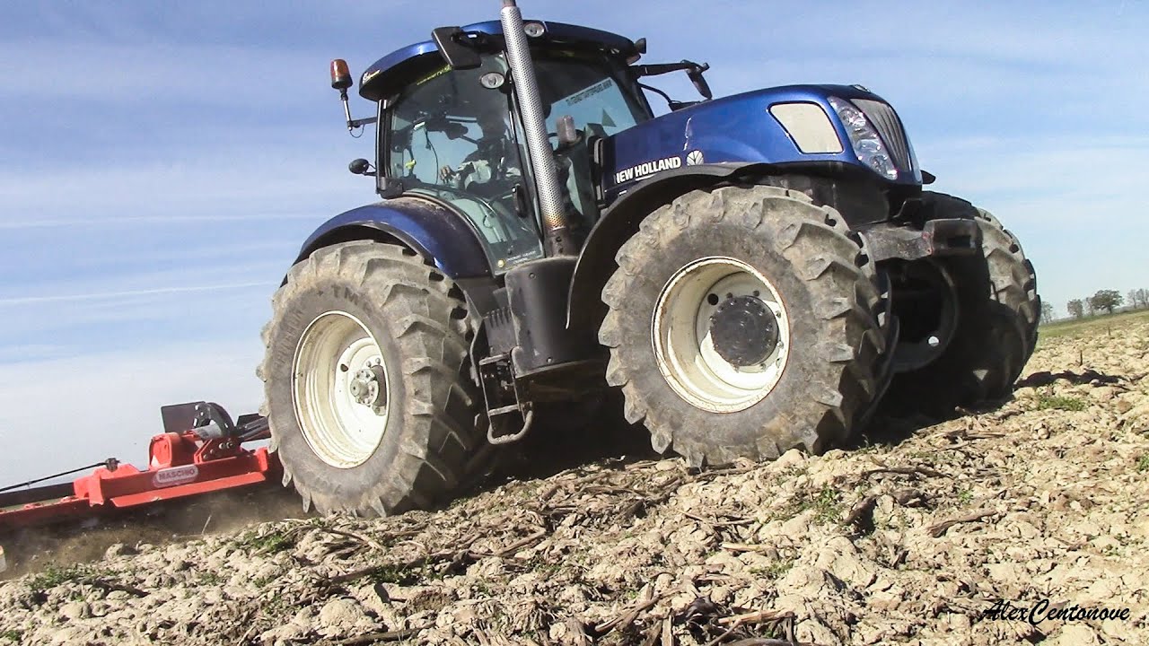 New Holland T7 260 Blue Power + Harrow Maschio 6 M
