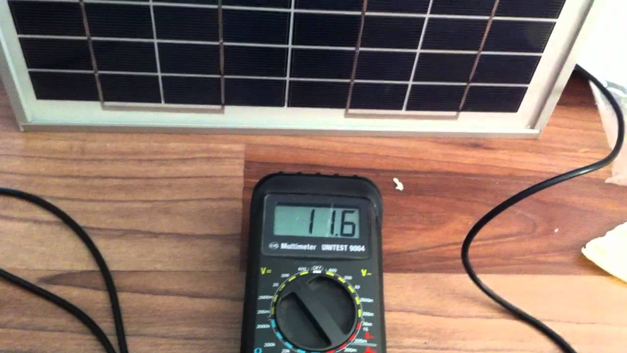 Conrad Solarmodul Polykristallin 10 W 12 V Leistung 10 Wp Nennspannung 17,6 V