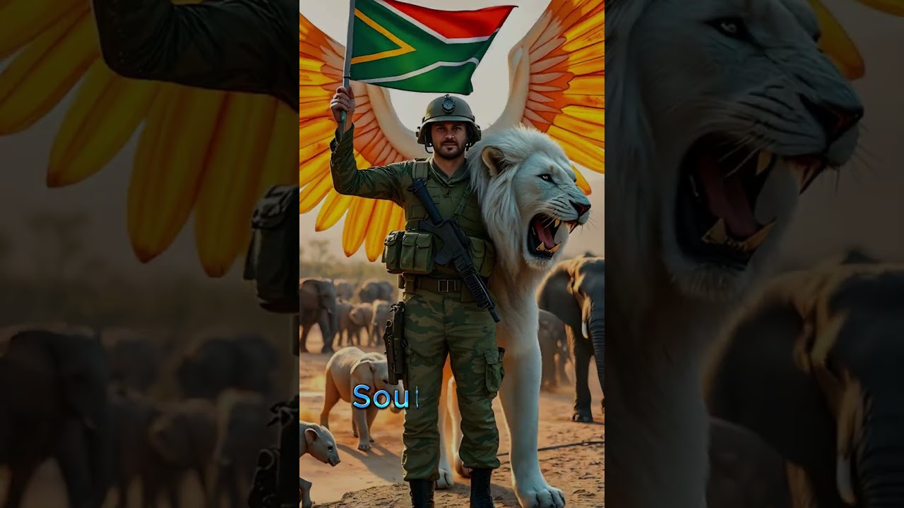 Soldiers carrying flag with their country, #ai #usa #animals #animation #lion #shorts