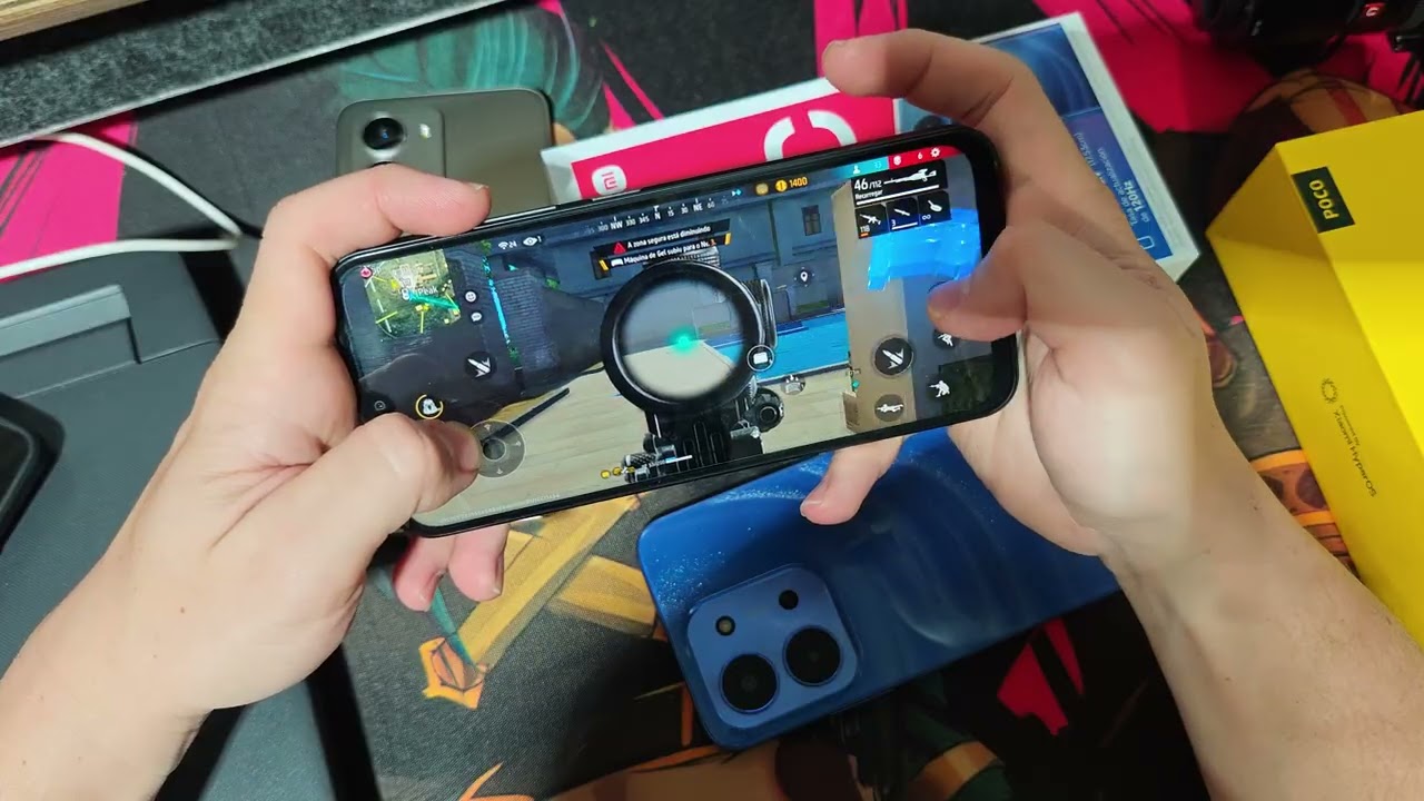 REDMI 15C E POCO C85, TESTE DE JOGOS! CELULAR DE R$600 COM HELIO G81 ULTRA É BOM? FREE FIRE NO TALO?