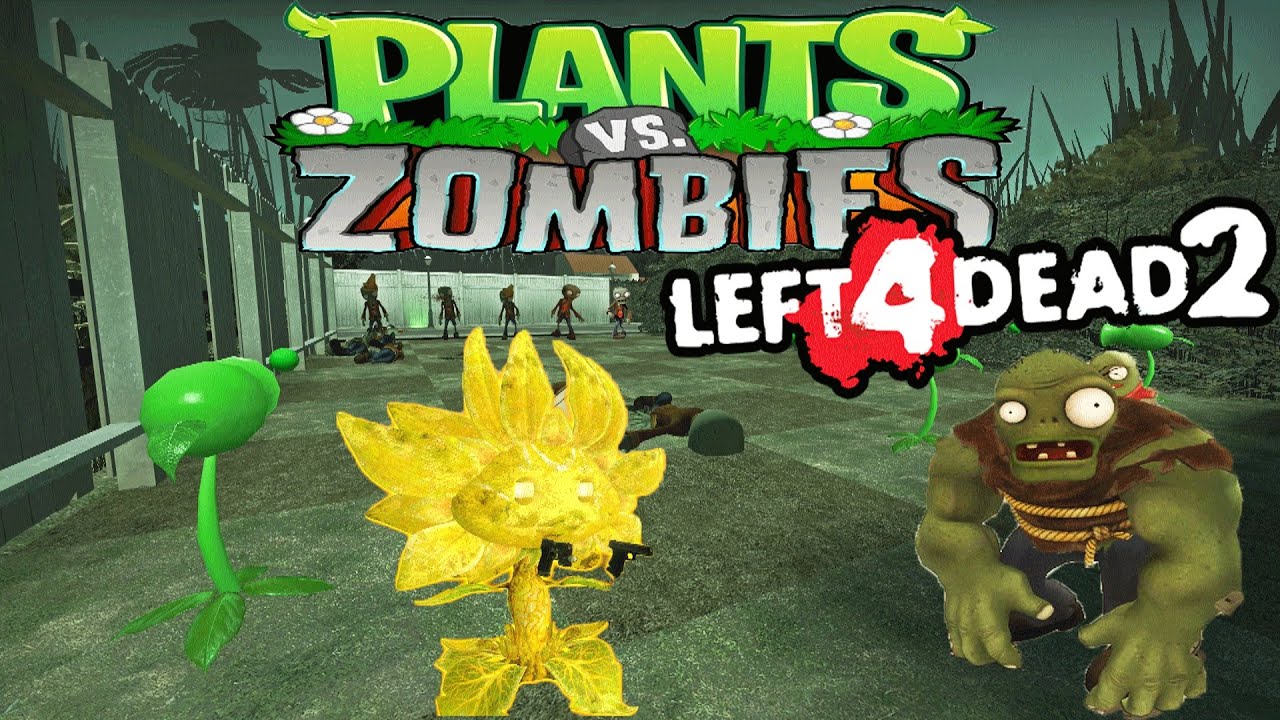 Left 4 Dead 2 l Plants vs Zombie Mod!!! (Loquendo)