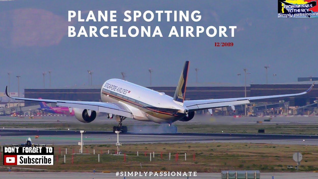 WOW! BARCELONA AIRPORT RUSH HOURS ARRIVALS ! - PLANE SPOTTING BARCELONA EL PRAT AEROPUERTO