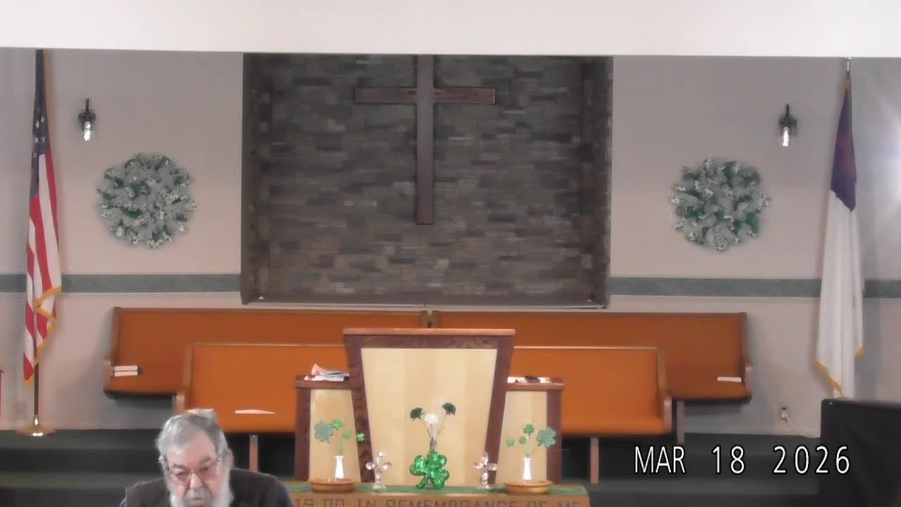 March 18 Wednesday Evening Service