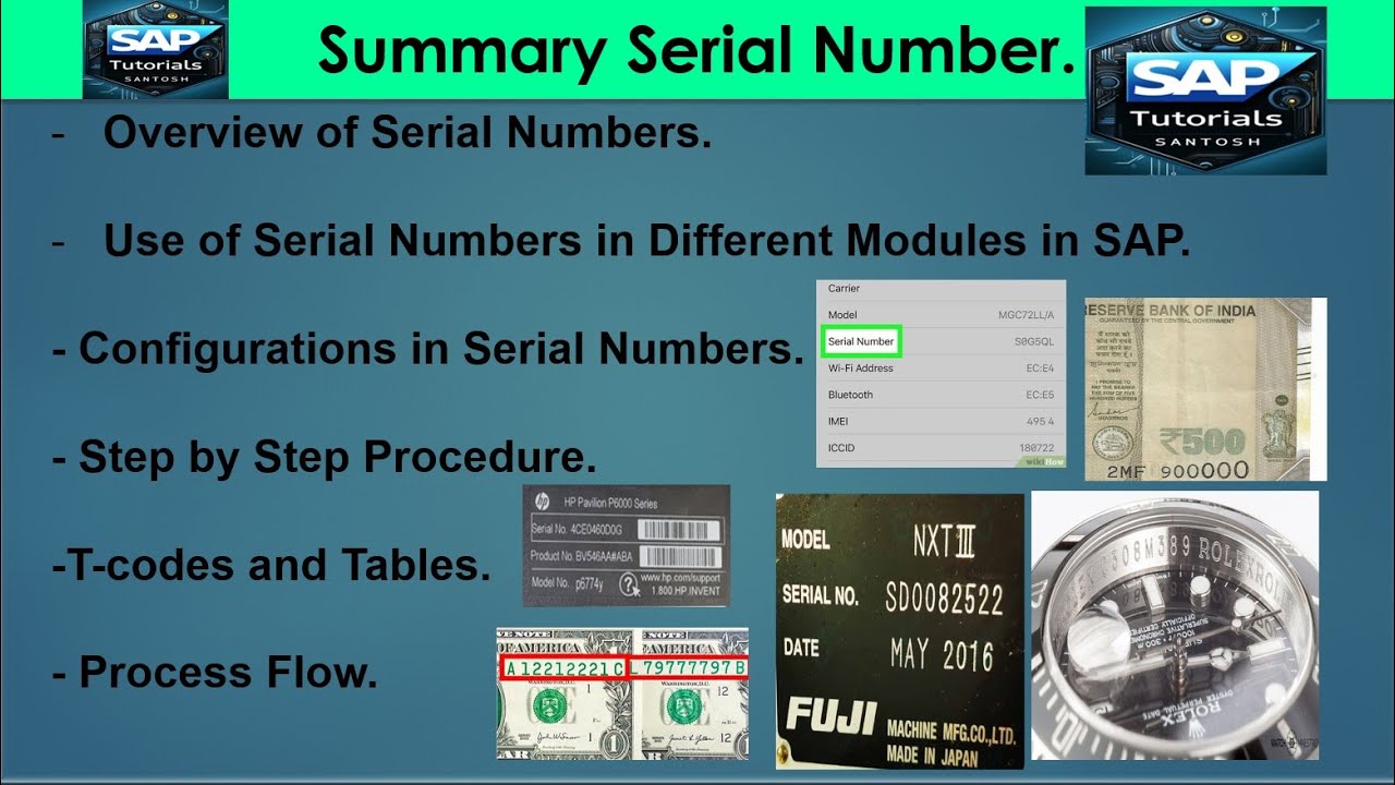 26.1) Serial Number Management in SAP MM