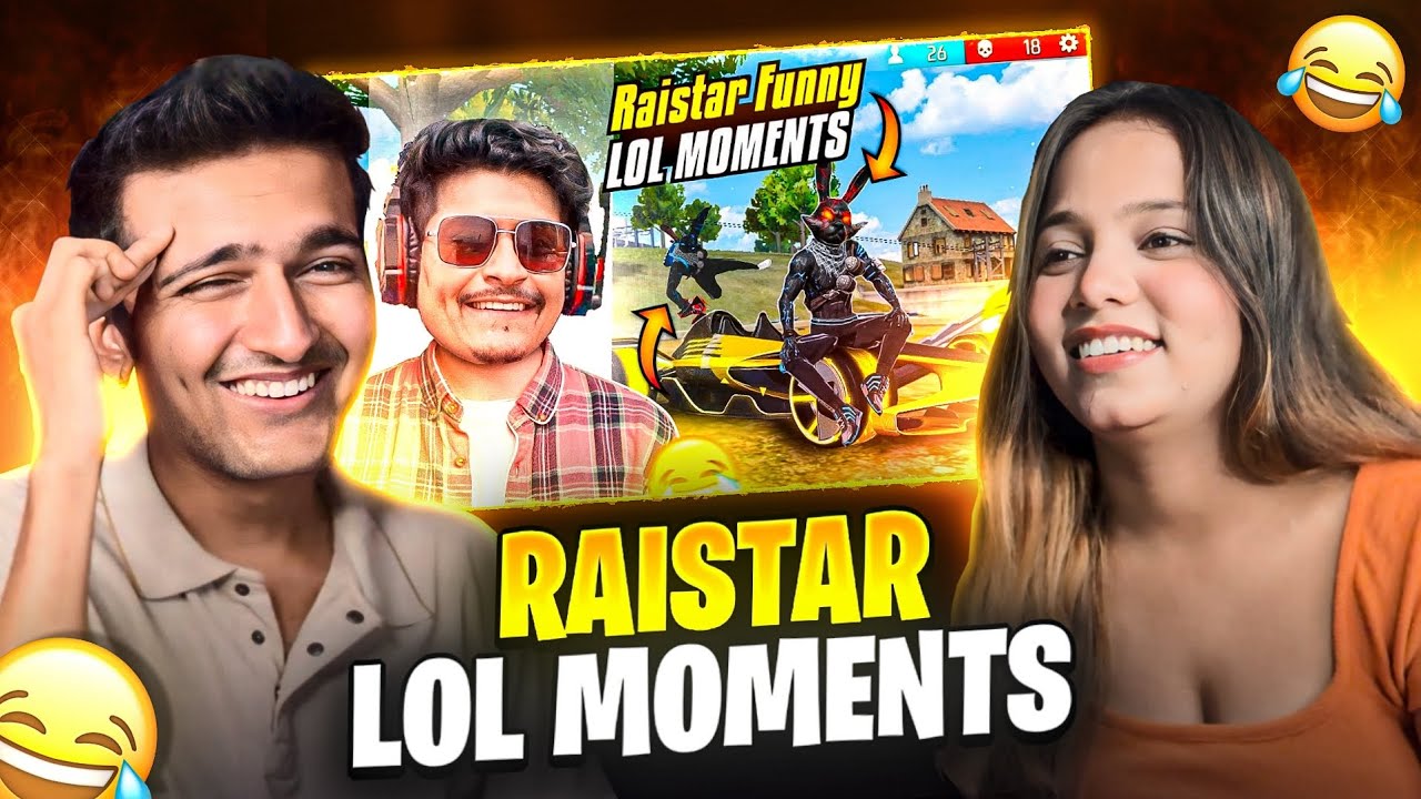 Raistar & Gyan Gaming Funny 🤣 Lol पोपट Moments || Reaction on Raistar Gone Crazy || Free fire Max