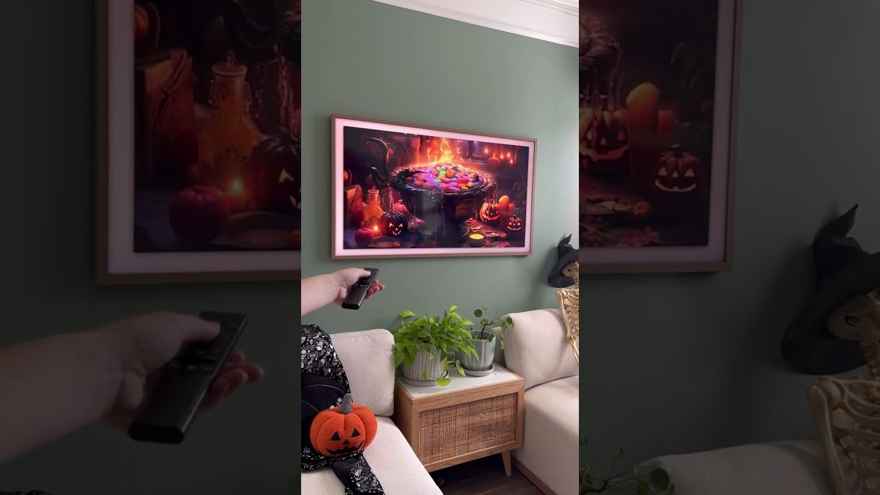 FREE halloween frame tv art