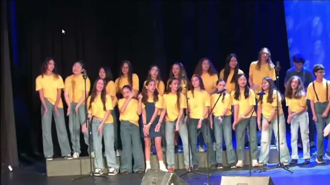 The English School Choir with the song 