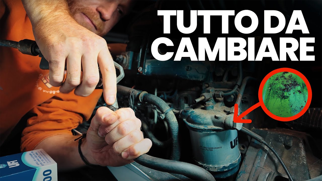 Disastro nell'impianto del Gasolio - Rimaniamo a Piedi con il Camper VW