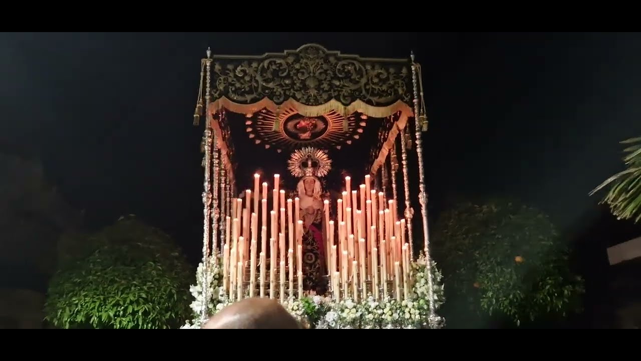 Virgen de los Dolores por la Calle Jardines de La Carolina, Jaen 2024