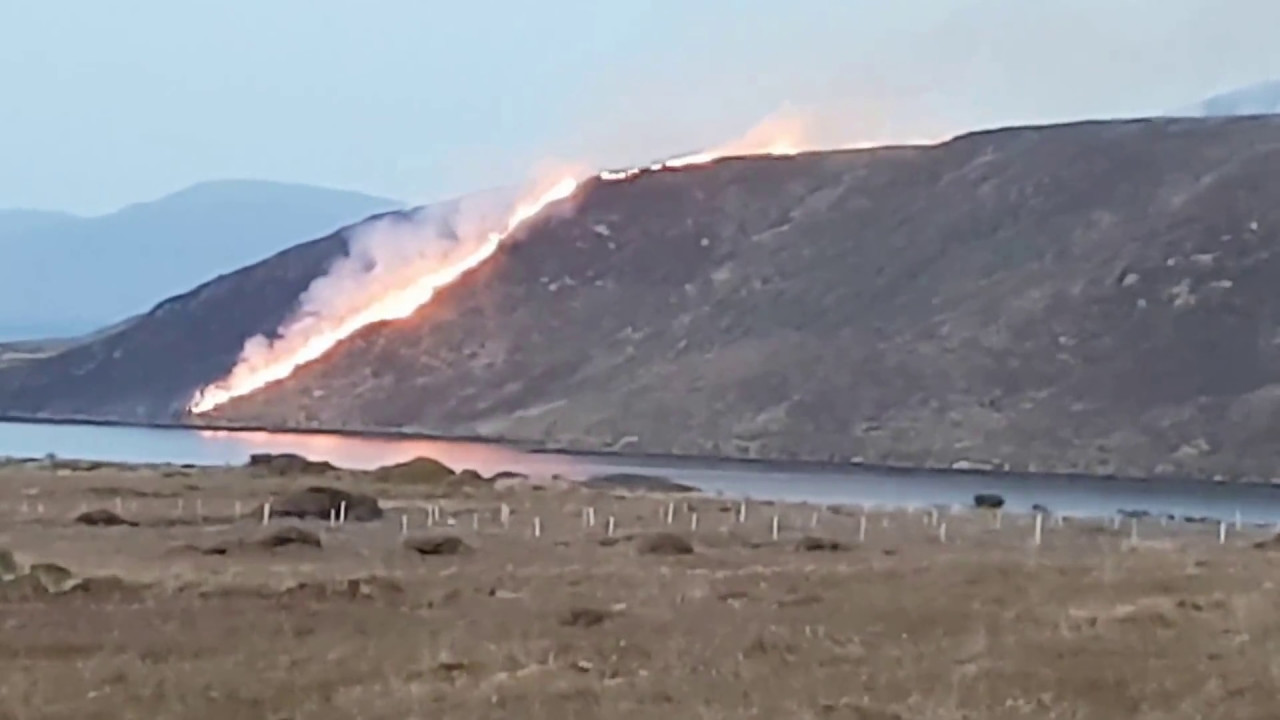 Achill Bog Fire
