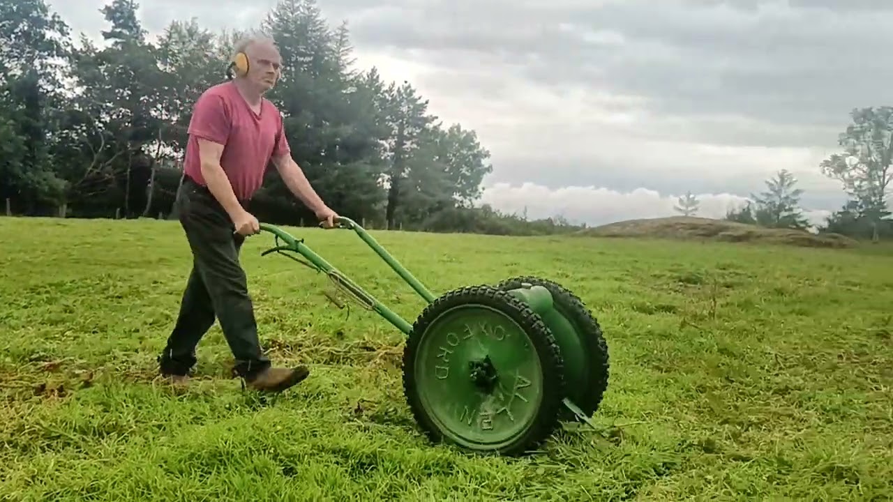In Defence Of The Vintage Allen Oxford Scythe Mowing Machine..