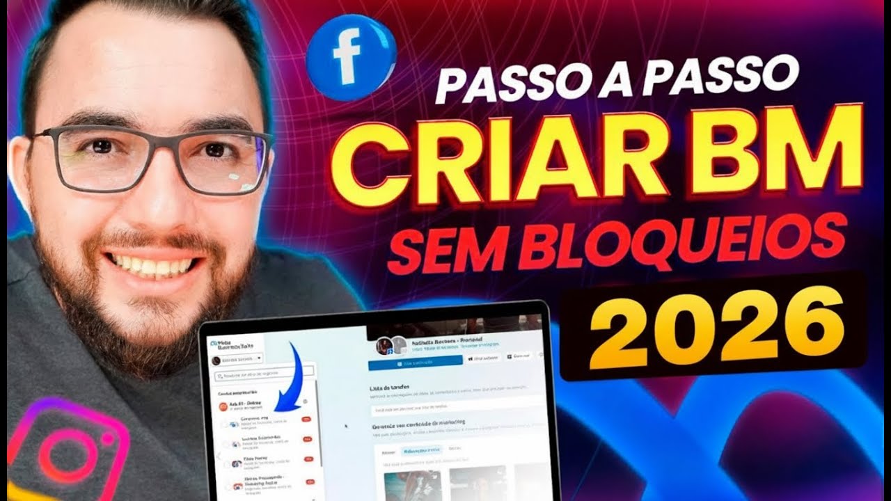 Como criar BM INFINITAS e CONTA DE ANÚNCIOS no Facebook 2026