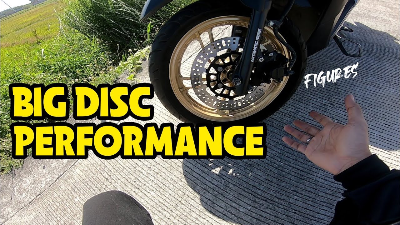 GRABE MAGPAHINTO | Big Disc Brake Test Click150i