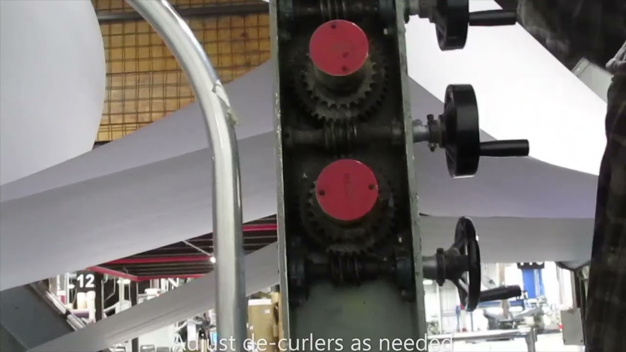 Paper Sheeter   Setup and Operation