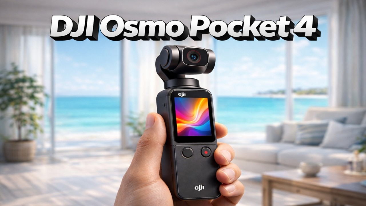DJI Osmo Pocket 4 First Look: Release Date 1-Inch Sensor & 8K Video?