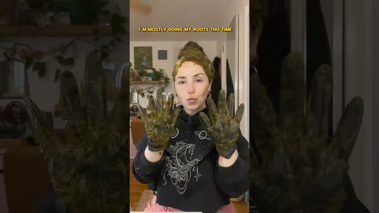 How I Henna My Hair! 🌿 #henna #hennahaircolor #hairtransformation