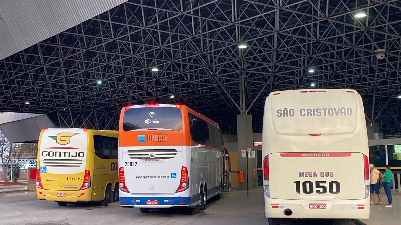 MANHÂ DE GIGANTES NA RODOVIÁRIA DE PATOS DE MINAS | OS ÔNIBUS MAIS BONITOS DE MINAS GERAIS