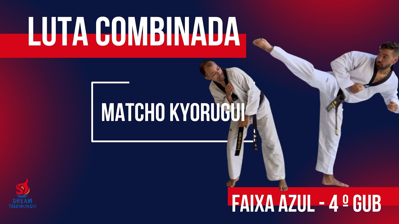 Luta Combinada Faixa Azul | Matcho Kyorugui | Self-defense