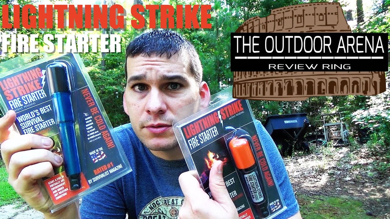 The BEST Survival Fire Starter? - Lightning Strike Fire Starter: An Outdoor Arena Review