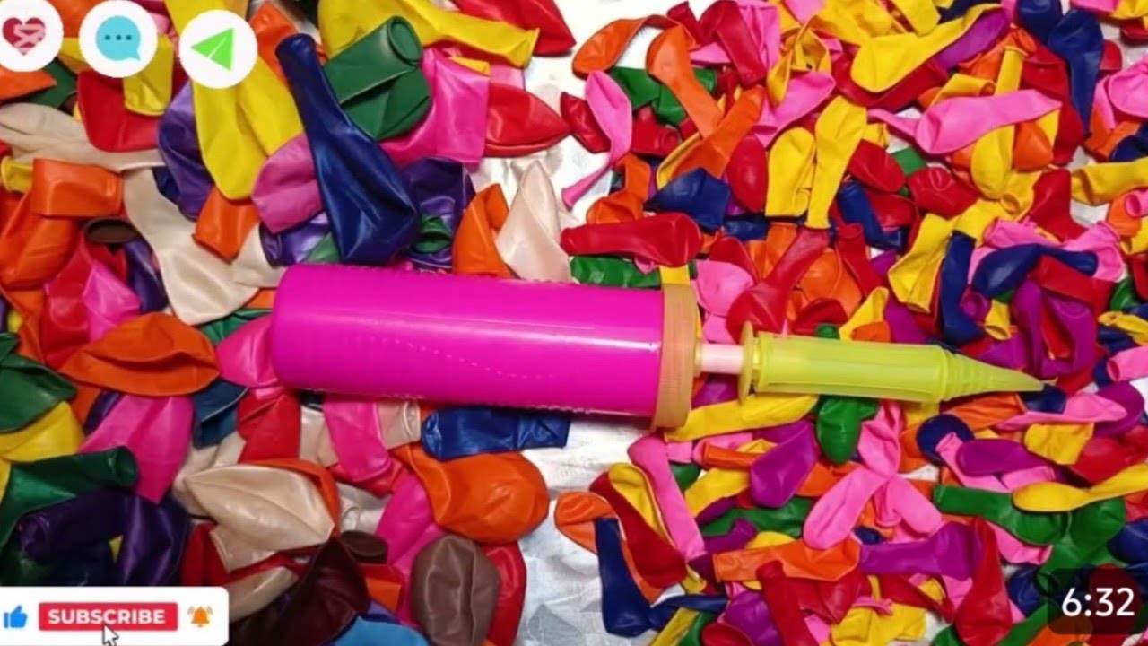 Satisfying ASMR Mini Colorful Balloons 🎈 Relaxing Balloon Popping Sounds