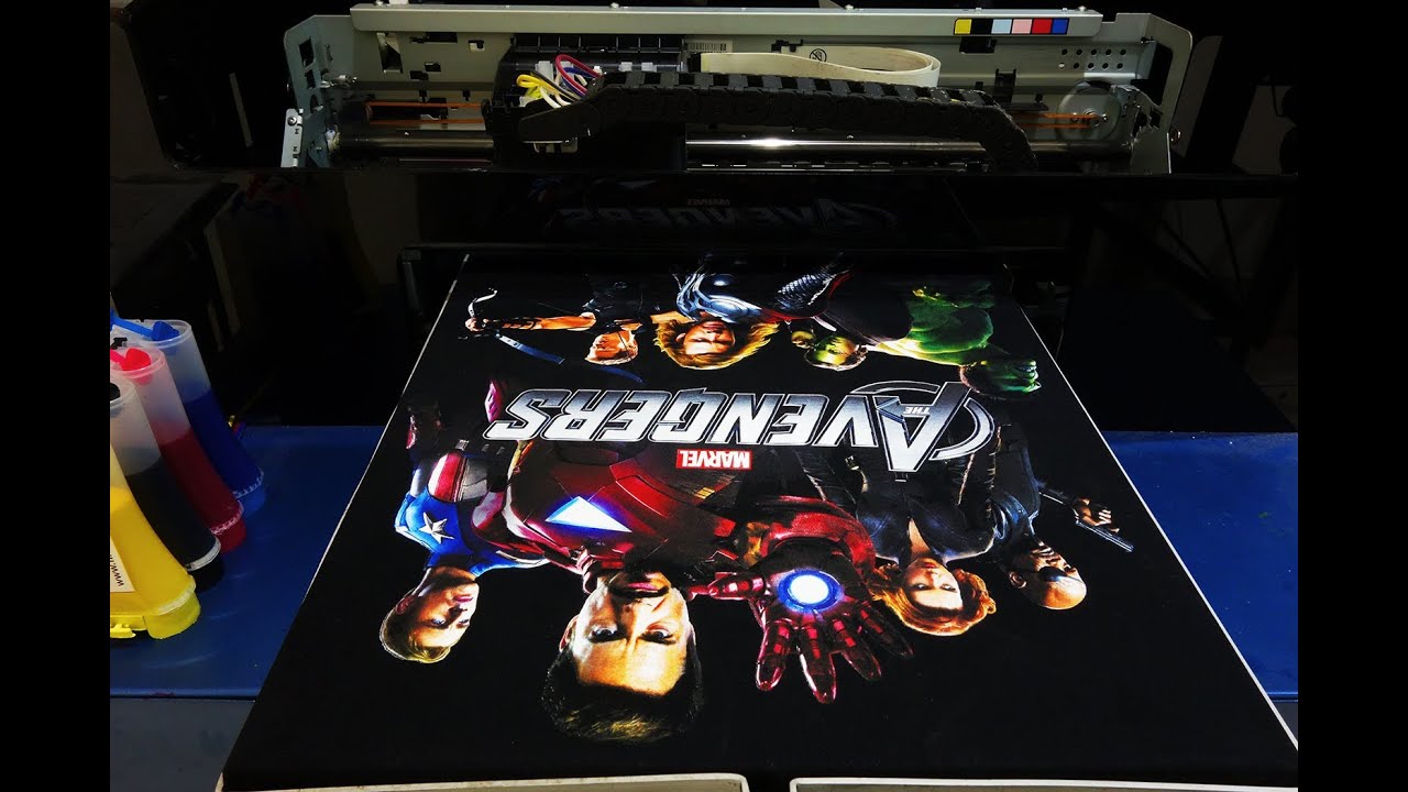 DTG Printer Tutorial : Complete Printing Process