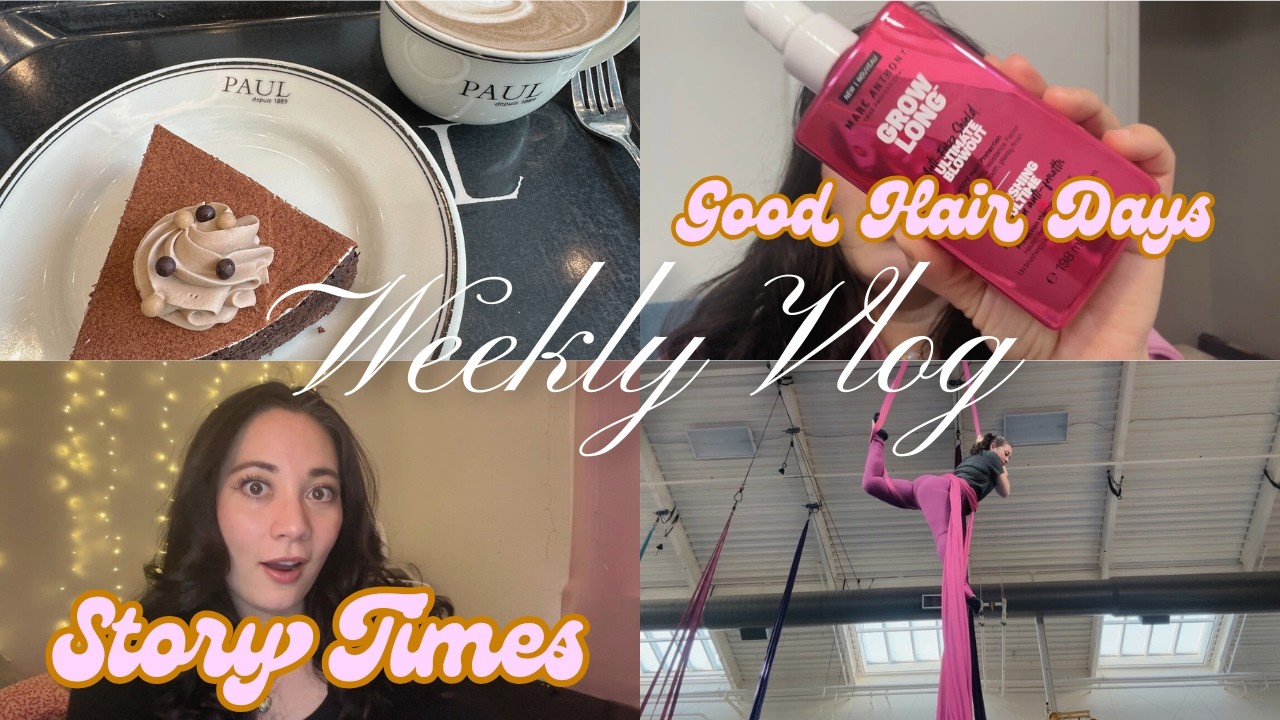 Weekly Vlog - A typical work week, story times and good hair days