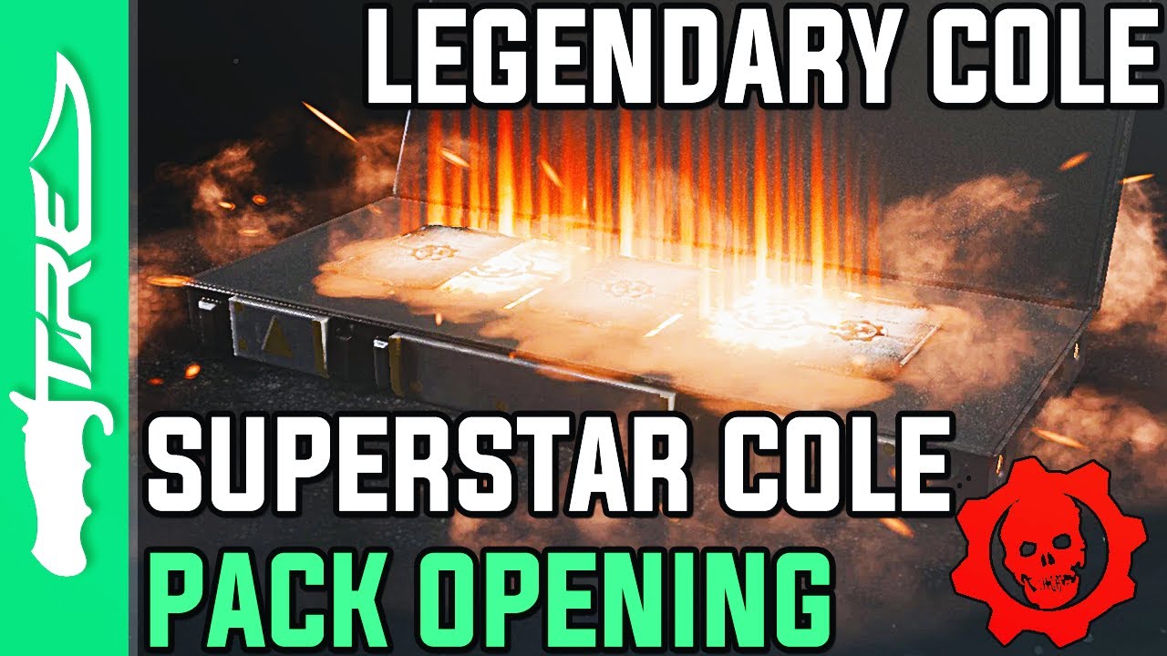 LEGENDARY SUPERSTAR COLE! - Gears of War 4 Gear Packs Opening - 70 SUPERSTAR COLE PACKS!