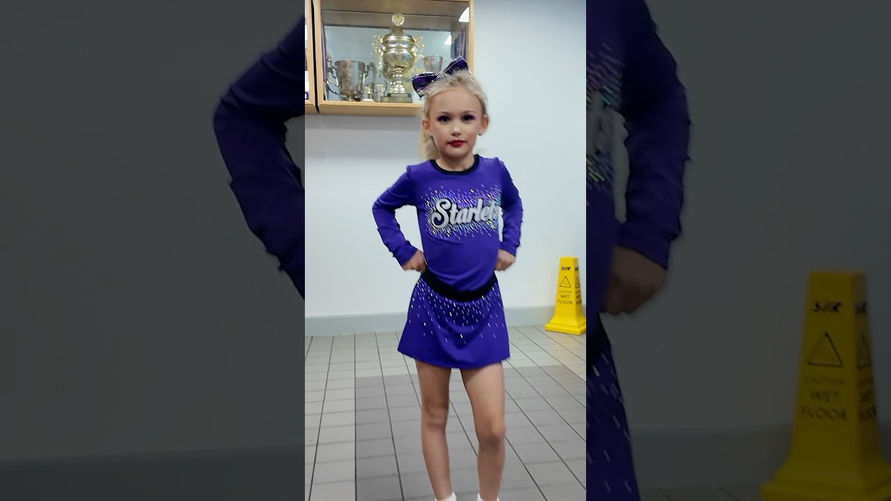 My daughter&lsquo;s first cheerleading competition ￼#jonathanjoly #shorts #cheerleader