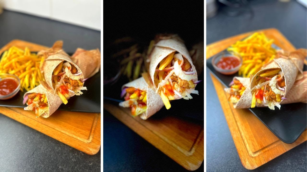 🔥 How To Make Chicken Wrap | Quick And Easy Chicken Wrap Recipe 🔥