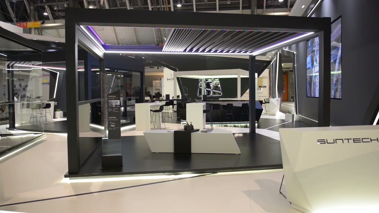 Pergola AEROLUX z obrotowymi lamelami i rozsuwanym dachem