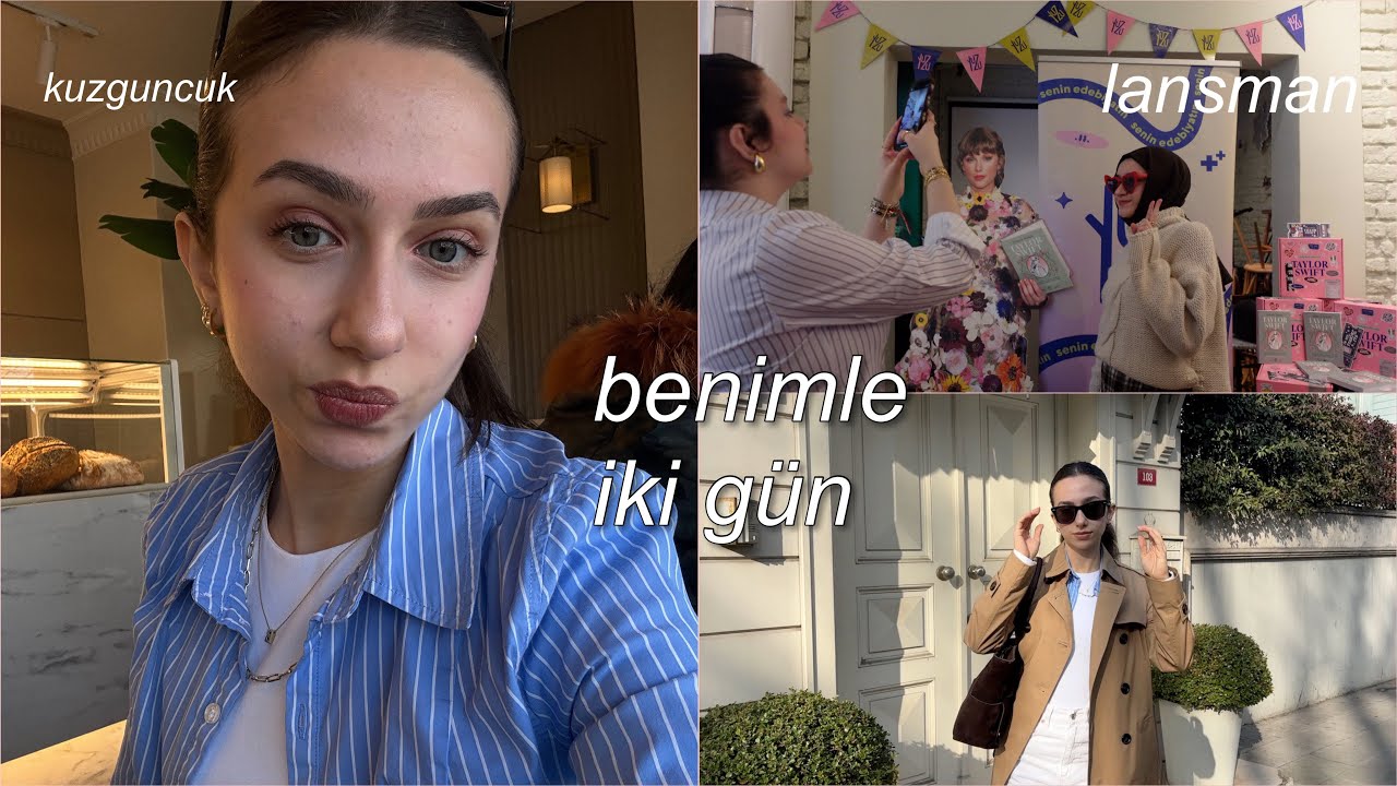 BENİMLE İKİ GÜN | kuzguncuk,kitap lansmanı,spor🍂