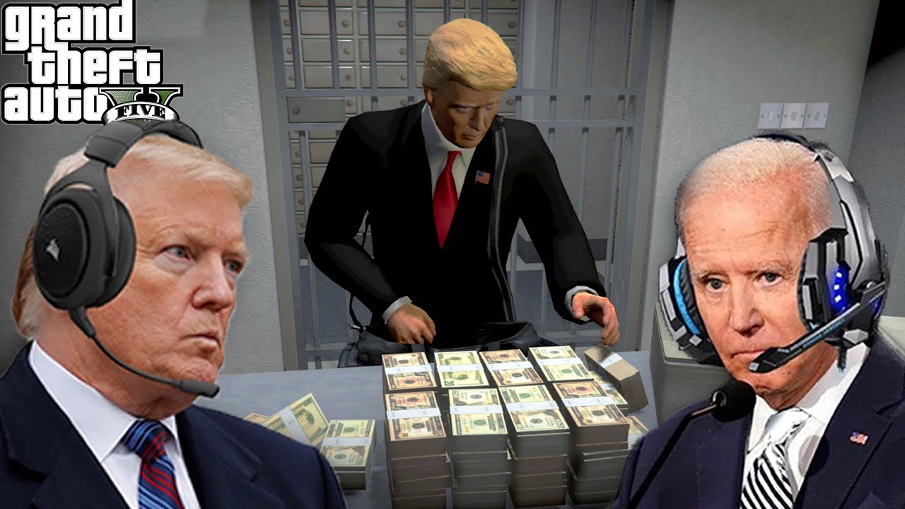 Президенты США грабят банк в GTA 5
