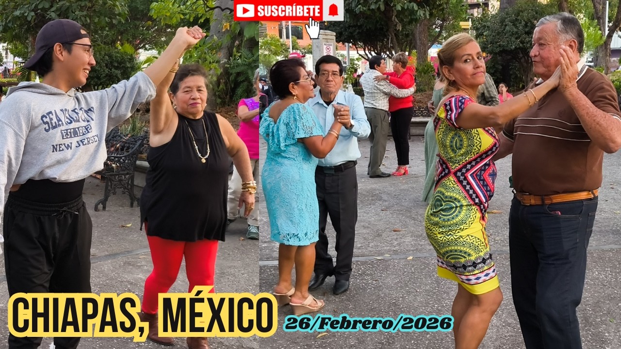 DANZÓN, JUEVES 26/FEBRERO/2026, Parque de la Marimba, Tuxtla Gutiérrez, Chis #danzon #parati #park