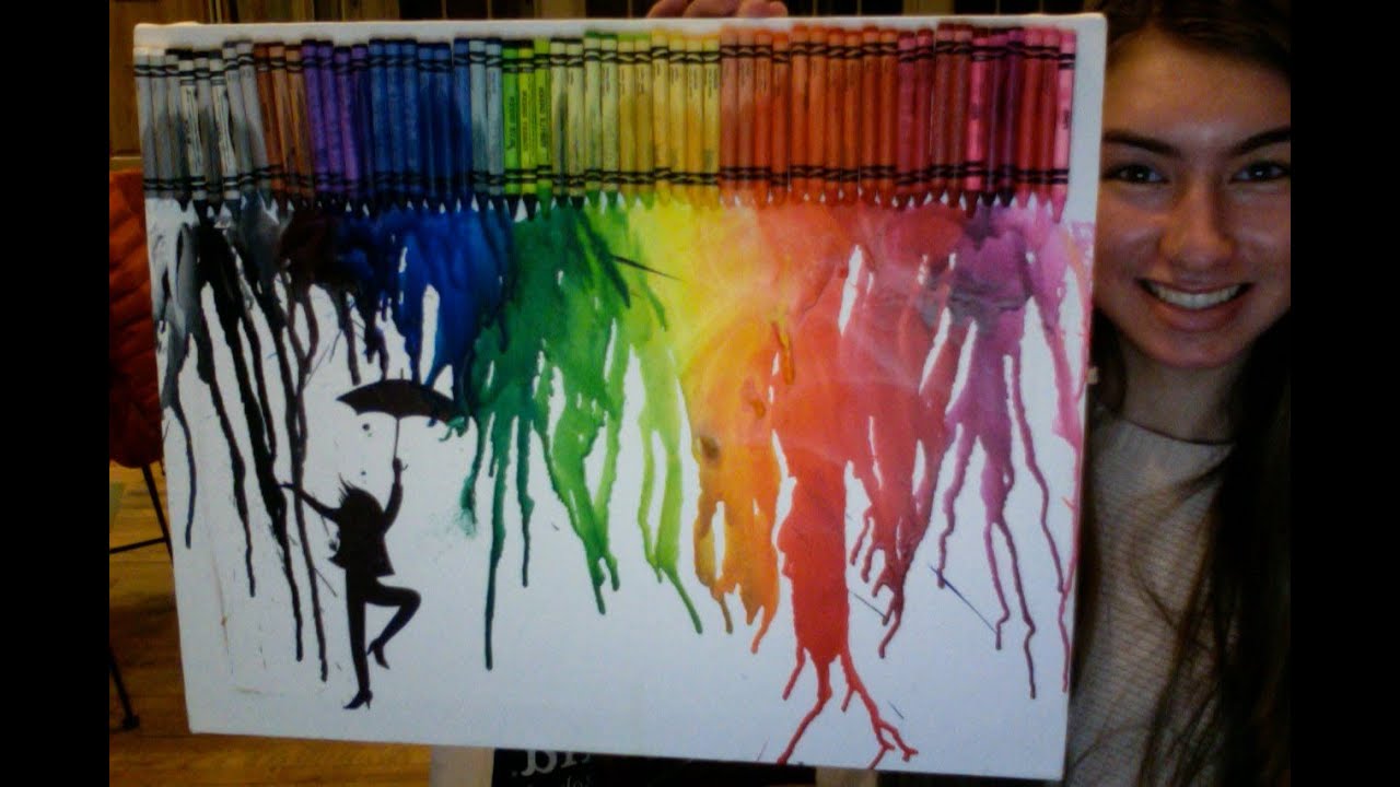 DIY Crayon Melting Art!!