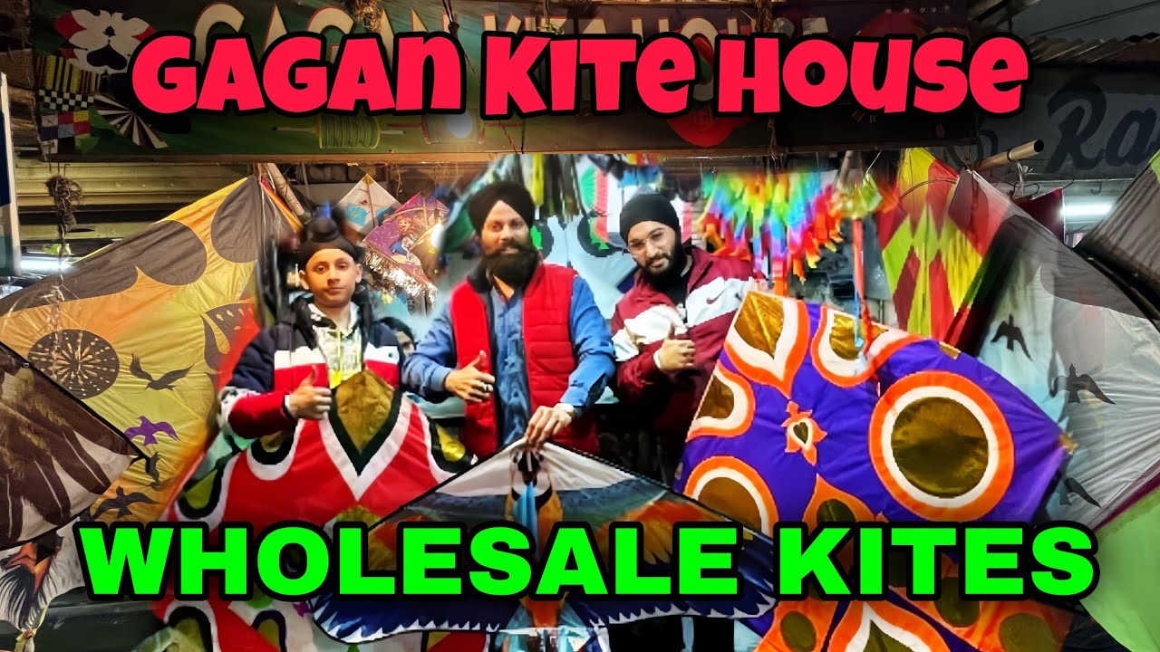 *Wholesale Kites* Shop In Amritsar  🪁| Pakistani Designs 🇵🇰🤩| Gagan Kite Shop