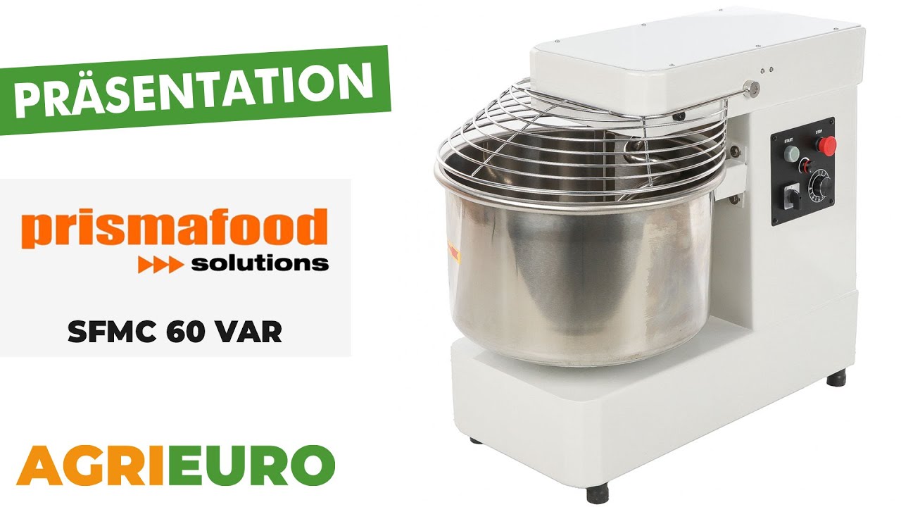Produktvideo  Prismafood iLine SFMC 60 VAR - Spiralkneter- Teigmasse 52 kg - einphasig 230 V