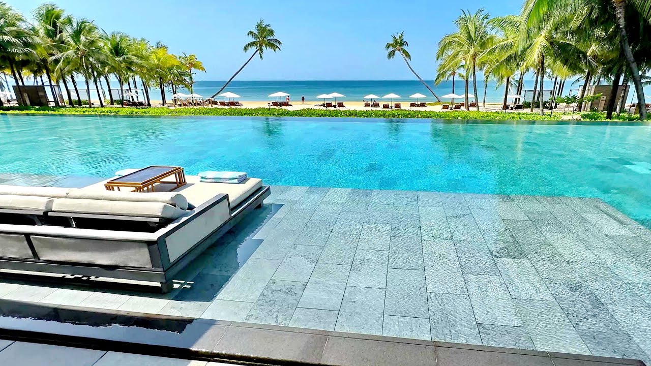 Regent Luxury Beach Resort Phu Quoc Island Vietnam / Walk around / 4K UHD / 31.01.2024