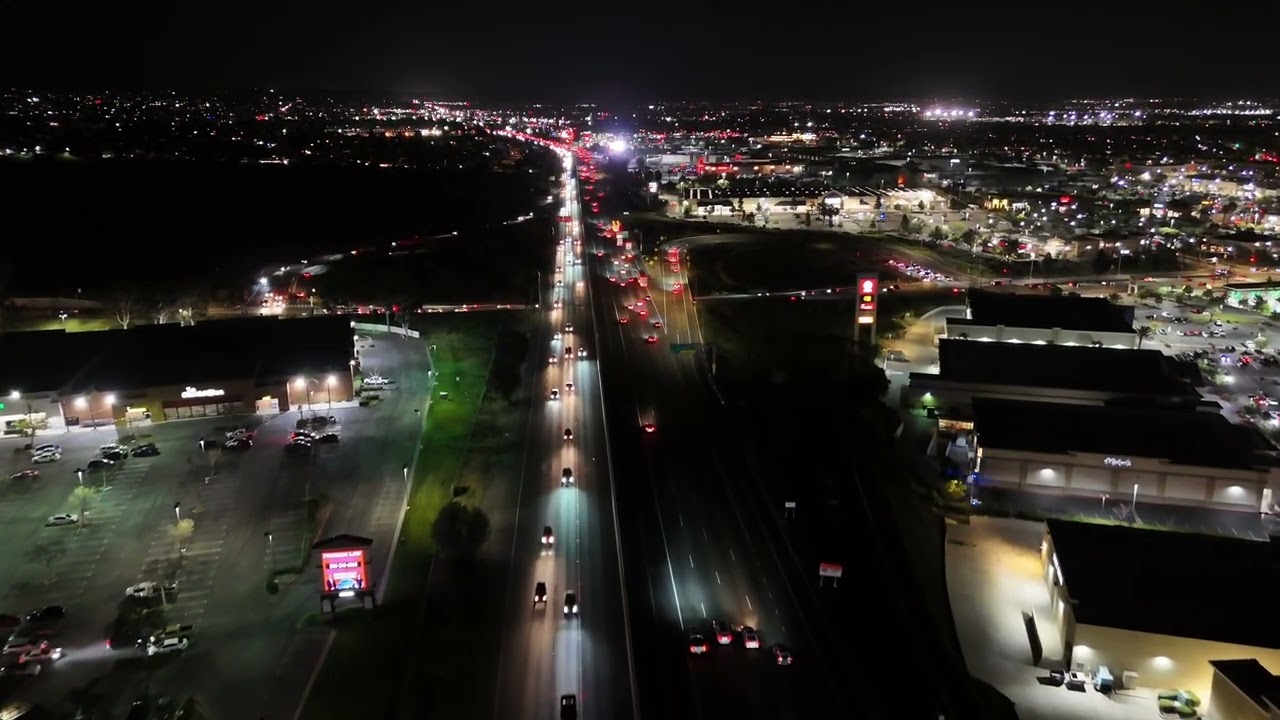Moreno Valley California at 60/I215 Mall/ Harkins Theatre (DJI  mini 4 pro)