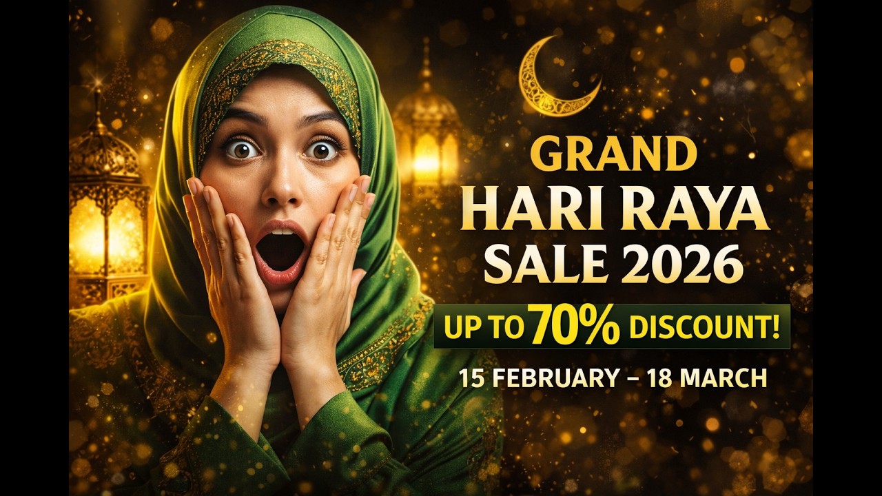 Decon Announces Grand Hari Raya Sale 2026 – Up to 70% Discount from 15 February to 18 March