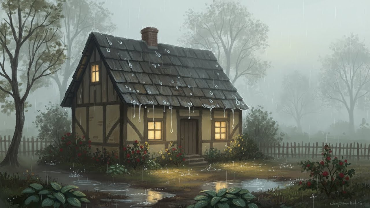 Rainy morning at the country house | hot tea, baking bread, and slow thoughts 🌧🍵